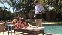 Poolside passions of a MILF